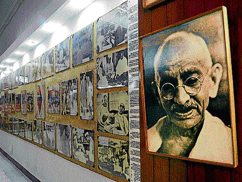 history: Pictorial journey of the Father of the Nation at the National Gandhi Museum.