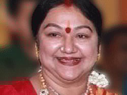 Tamil film actress Manjula Vijayakumar