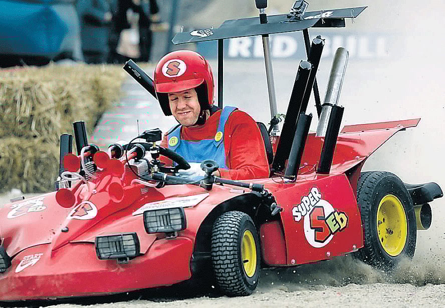 fun and games Sebastian Vettel will train his eyes on a strong show at the Hungarian Grand Prix this weekend. AFP