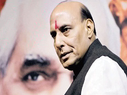 Bharatiya Janata Party president Rajnath Singh: PTI file