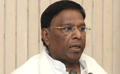 Minister of State in the Prime Minister's Office V Narayansamy on Wednesday informed the Rajya Sabha that Russia was out of the Chandrayaan-II mission since certain changes suggested by them would lead to a major programmatic realignment.  File PTI Image