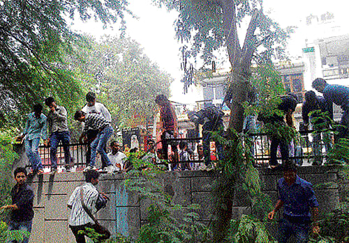 controversial: NSUI's freshers party was marred by mismanagement and the move also flouted the DUSU election Code of Conduct.