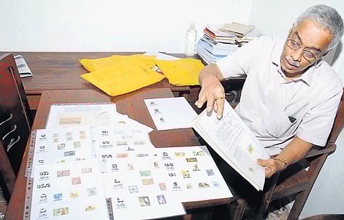 Stamps that teach children learn alphabets