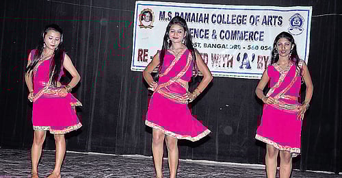 cool moves :Students shake a leg.