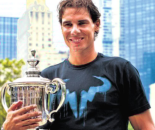 true grit: Rafael Nadal soared to another high with his superb win at the US Open last week. Reuters