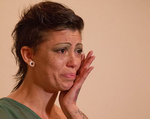 Cameron Bay, who was recently infected with HIV while working in adult film industry, speaks at an AHF press conference, Wednesday, Sept. 18 , 2013 in Los Angeles. For the Aids patients, the breakthrough may offer a new hope. AP photo