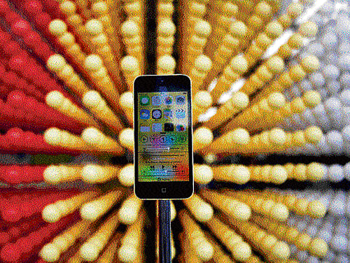 Apple's new iPhone 5C is displayed at an Apple shop in Tokyo's Ginza shopping district. Reuters