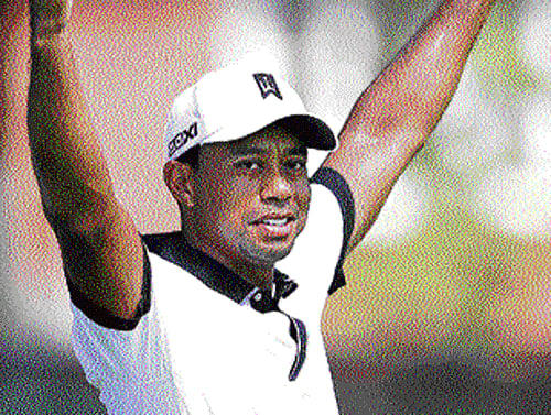 consistency personified: Tiger Woods won five titles this season to justifiably pick up a record 11th PGA&#8200;Player of the Year award. afp