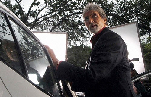 Amitabh in Jaipur for Maharani Padmani Devi's birthday bash