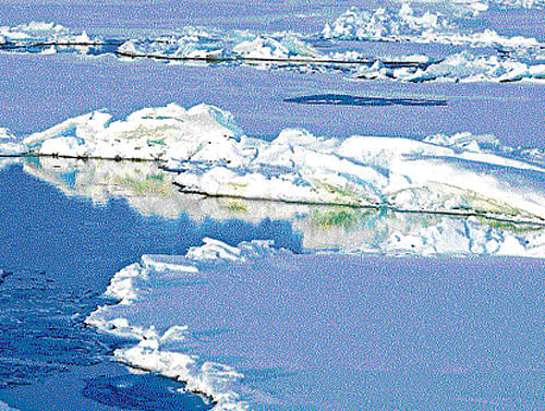 Spreading alarm: A US Geological Survey conducted sometime back estimated that the methane locked in Arctic ice could contain more carbon than the  entire world's coal, oil and gas put together. (dh file photo)