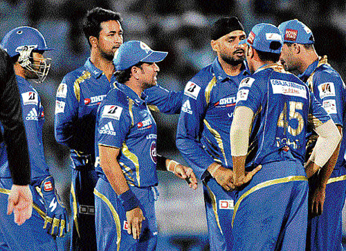 crucial time: Mumbai Indians will be hoping to put up another good show against Perth Scorchers on Wednesday. pti