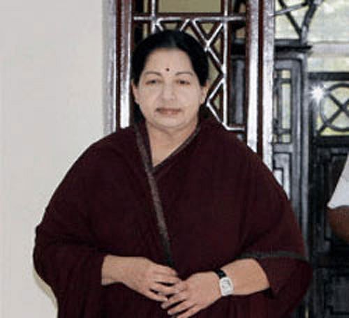 Tamil Nadu Chief Minister Jayalalithaa File Image
