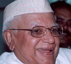 Veteran Congress leader N.D. Tiwari. FIle Photo