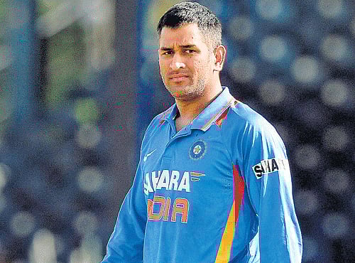 one man, many roles: In the absence of senior players, MS Dhoni will need to mentor to his young crew well. FILE PHOTO