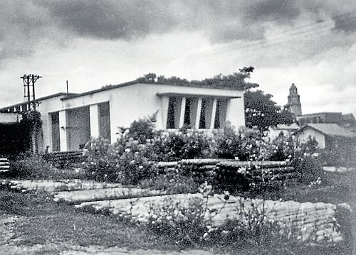1. The Hydrogen Plant designed and built by German architect Otto Koenigsberger. 2. The Hydrogen cylinders awaiting transportation to the Hindustan Aircraft factory (now HAL)