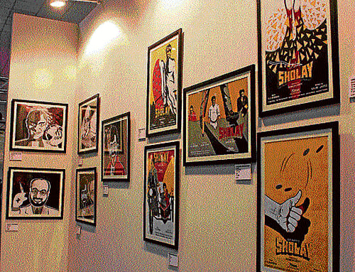 designer's take: Digital prints featuring Bollywood stars is the latest fad this season.