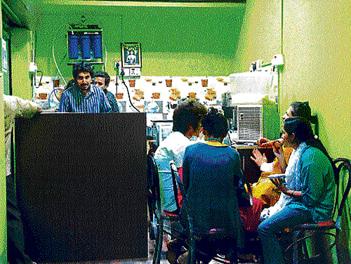 Sipping on: Regulars at the joint.