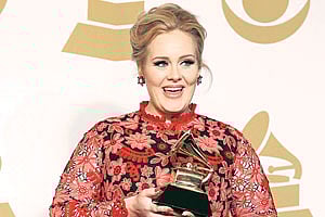 Adele recently passed her driving test, praising instructor Noel Gaughan on his personal website. Reuters file photo