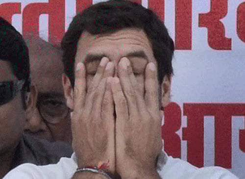 Rahul Gandhi (in pic) said he had been told by an intelligence official that as a consequence of the alleged communalisation in Muzaffarnagar, there was a group of 10-15 Muslim youngsters, whose kin were killed, with whom intelligence agencies of Pakistan have established contact. PTI File Photo