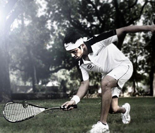 Photo from his official website. http://www.sauravghosal.in