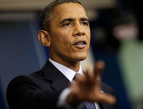 When US President Barack Obama's chances of being re-elected appeared bleak in 2012, his top aides had considered replacing Vice President Joe Biden with former Secretary of State Hillary Clinton in the campaign, according to a new book. AP File Photo.