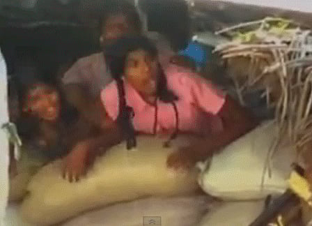 A YouTube screegrab from the trailer of documentry movie-  No firing zone: The killing field of Sri Lanka.