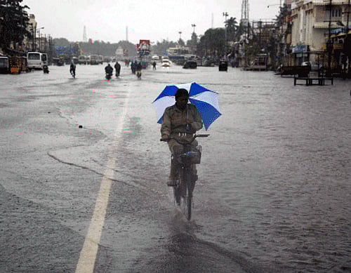 At least 13 people died and many injured in rain-related incidents as a deep depression in the Bay of Bengal crossed the Tamil Nadu coast on Saturday, leaving a trail of destruction and rendering hundreds homeless. PTI File Photo. For Representation Only.