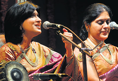 soulful: Hari Priya and Shanmukha Priya.