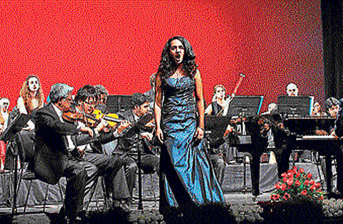 classic: Neemrana Music Foundation Choir and the Indo-Italian chamber orchestra perform to a rousing reception at Kamani auditorium.