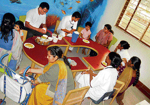 well-trained The rehabilitation centre at Vydehi Institute of Medical Sciences and Research Centre.