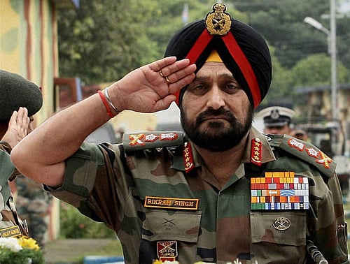 "The Government is still considering the proposal," a Defence Ministry spokesperson said when asked to comment on reports suggesting that Army Chief Gen Bikram Singh would be appointed as the first Permanent Chairman of the Chiefs of Staffs Committee. PTI file photo of Army Chief Gen Bikram Singh