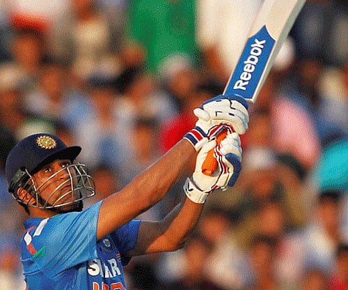 India captain Mahendra Singh Dhoni has been named captain of the International Cricket Council's (ICC) ODI Team of the Year. It also features his teammates Shikhar Dhawan and Ravindra Jadeja. PTI File Photo.