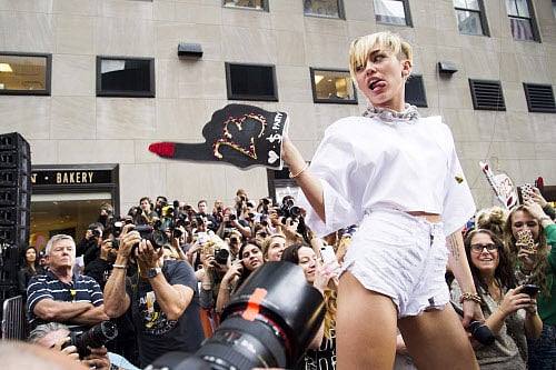 Miley Cyrus. AP Photo