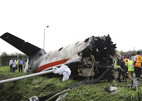 A Mozambique Airlines plane en-route to Angola crashed in a game park in Namibia Nov 30. Reuters photo for representation only