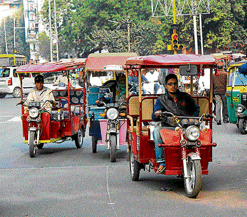 unreasonable E-rickshaws are charging at par with autos despite being a shared facility.