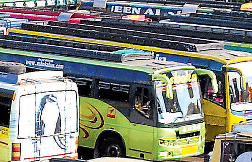 Transport officials have found that more than 80 per cent of private vehicles plying on the roads violating the Motor Vehicles Act. DH photo