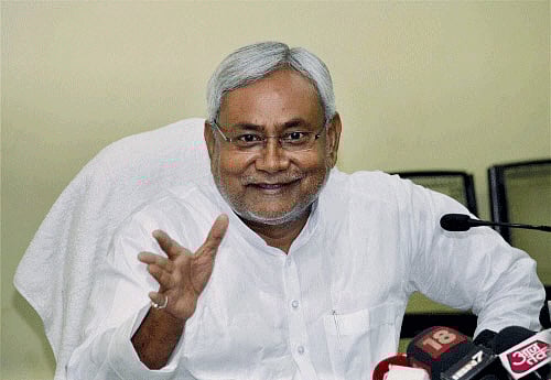 Bihar Chief Minister Nitish Kumar. PTI photo