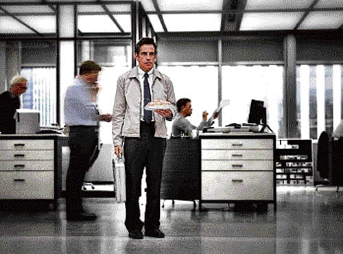 Walter Mitty 'zones out' at the office