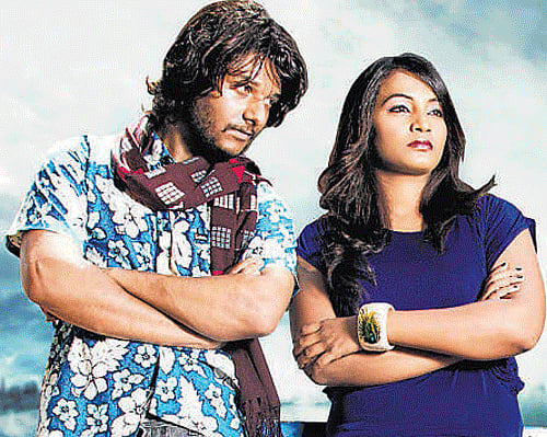 Rakesh and Nayana in the film.