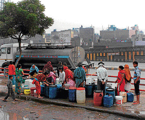 Sometimes, pipes are damaged and drainage water mixes with drinking water.