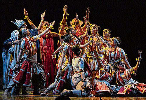 Scene from Chhaya Shakuntalam. DHNS