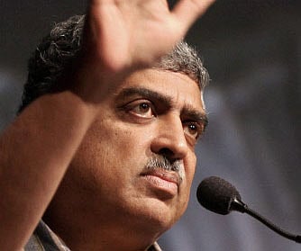 Unique Identity Authority of India (UIDAI) chairman Nandan Nilekani. PTI photo