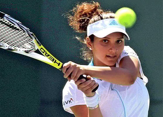 Sania Mirza and her Zimbabwean partner Cara Black lost to No.1 seeds Sara Errani and Roberta Vinci of Italy in the quarterfinals of the women's doubles tennis competition at the Australian Open here Tuesday. Reuters file photo