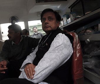 The 13-member team of spokespersons includes Union Minister Shashi Tharoor, who is in the thick of media glare after his wife Sunanda Pushkar's sudden death. Reuters File Photo.