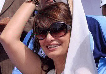 **File** File photo of Sunanda Pushkar who was found dead in a hotel room in New Delhi on Friday. PTI Photo