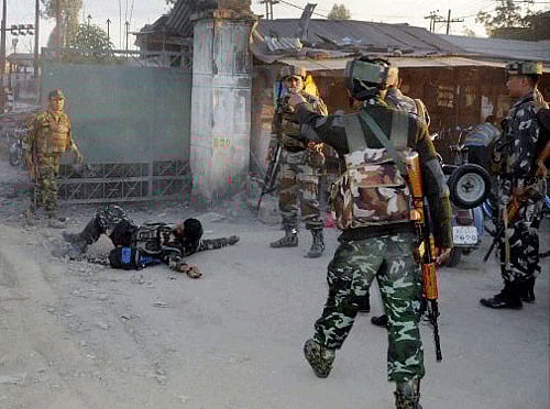 Two personnel of the 21 Assam Rifles were injured in the attack, but no casualty was reported in the explosions that occurred in and around the state capital, they said. PTI file photo for representation only