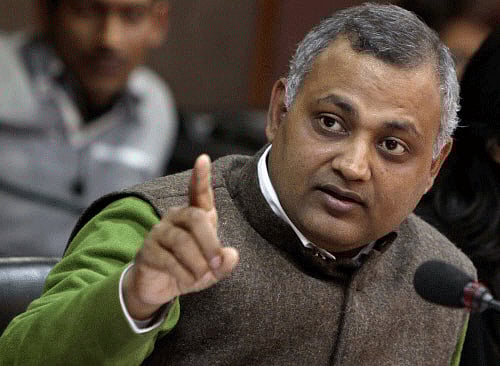 ''If the AAP actions are anarchy, what would the honourable President consider the 1984 and 2002 riots? agitation? Lol a good joke Mr President,'' Bharti tweeted on Monday. PTI file photo