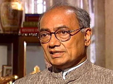 Digvijay Singh files Rajya Sabha nomination from MP. PTI file image