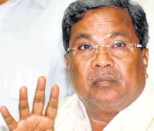 Chief Minister Siddaramaiah / Dh file photo