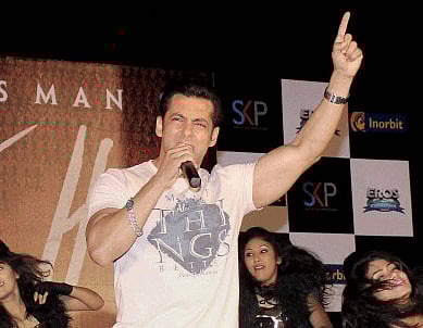 Bollywood actor Salman Khan. PTI photo